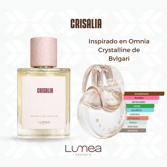 Crisalia (inspirada en: Omnia Crystalline de Bvlgari)