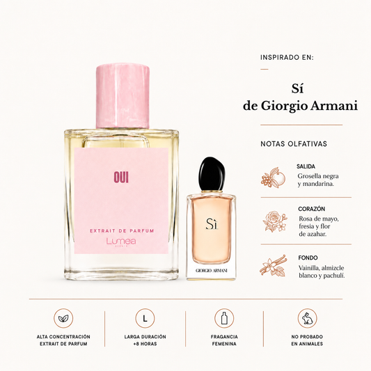 Oui (inspirada en Si de Giorgio Armani)