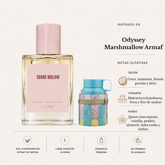 Sugar Mallow (inspirado en Odyssey Mallow de Armaf)
