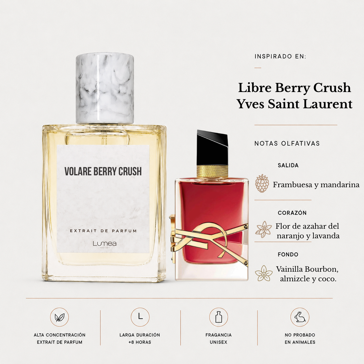 Volare berry crush (Inspirado en: Libre berry crush de YSL)