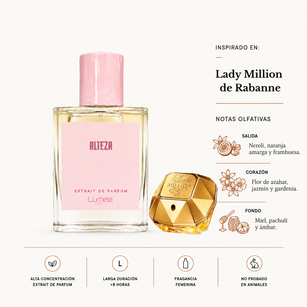 Alteza (Inspirado en: Lady Million de Paco Rabanne)