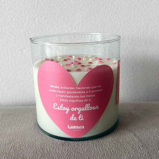 Vela Estoy Orgullosa de Ti - Rosa