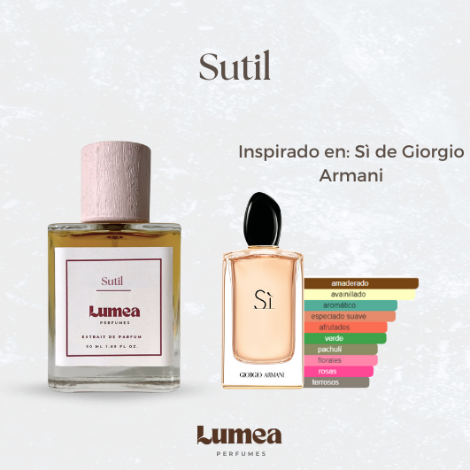 Sutil (inspirado en Sì de Giorgio Armani)